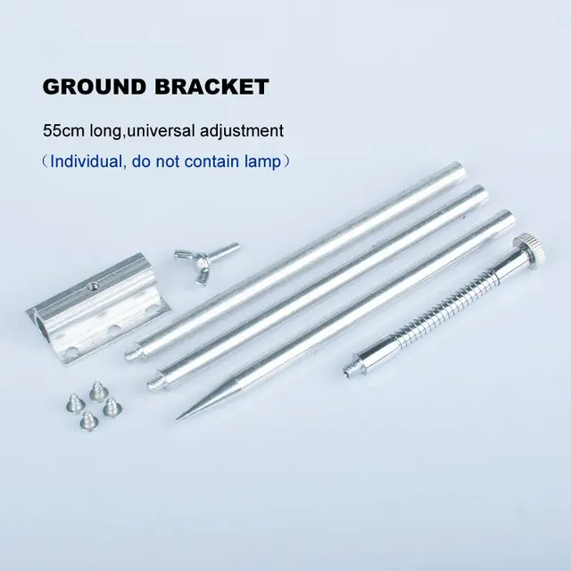 Ultra Bright Eagle Eye Zoom LED Light for Fish 18650 Waterproof Blue White Yellow Purple Flashlight Torch Digital Power Display ground bracket