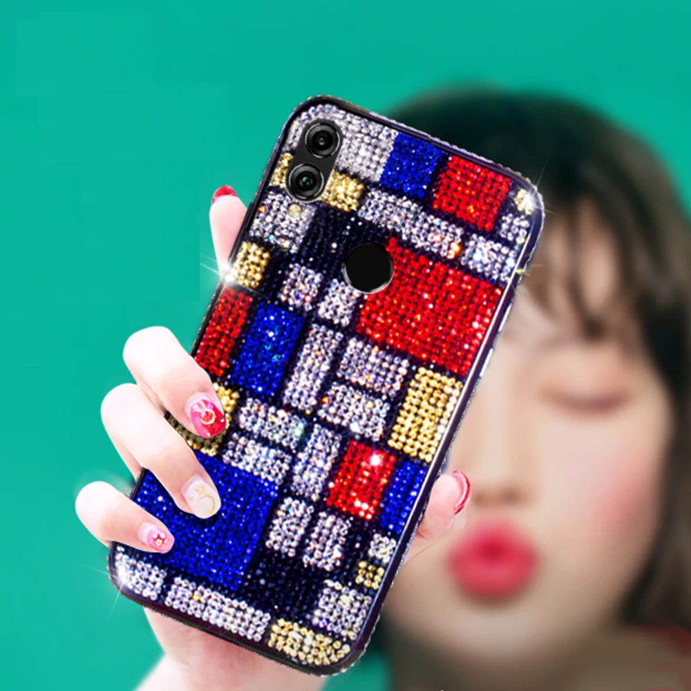 YueTuo Блестящий Алмазный чехол для телефона, чехол, чехол для huawei nova 3 3i i nova 3i nova 3 p smart plus psmart 6,3 силиконовый