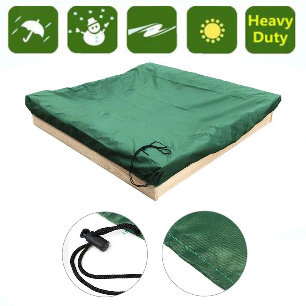 2020 New Waterproof Outdoor Protective Dustproof Waterproof Sandbox Cover Oxford Cloth Bunker Children Toy Sandpit Pool Covers (11)