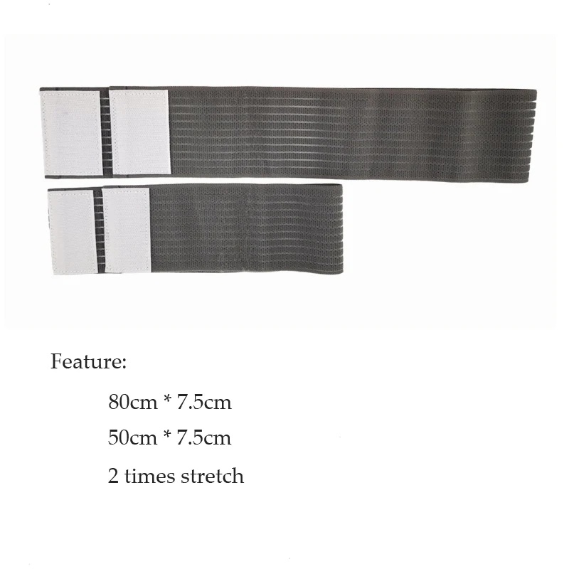 Electrode Fixed Elastic Bandage 2pcs EMS Conductive Elastic Bands for Arm Back Shoulder Body Fixed Sticker Bandage Band
