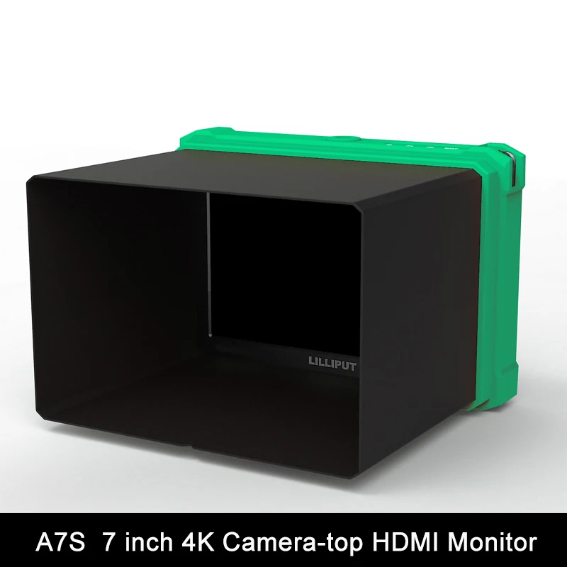 LILLIPUT 7 Inch 8 Bit IPS LCD 4K HDMI DSLR Camera Field Monitor Video Assist Peaking, False Color and Audio Level Meter Function