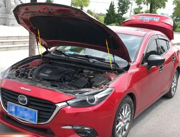 

For 2014 2015 2016 2017 for Mazda 3/AXELA 4dr ACCESSORIES CAR BONNET HOOD GAS SHOCK STRUT LIFT SUPPORT CAR STYLING