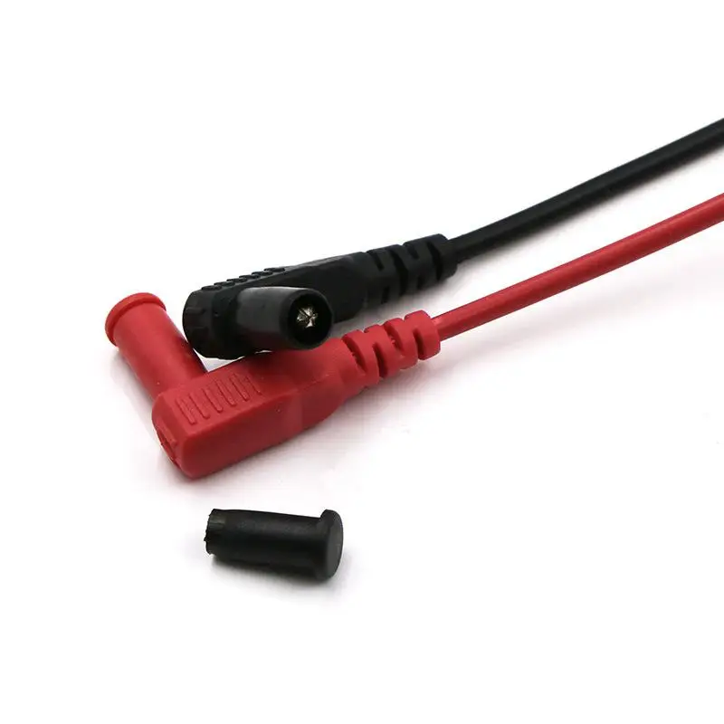 SMD Multimeter Probe Inductor Test Clip Meter Probe Wire Tweezers Needle Leads Pin Tester for Digital Resistor Capacitor Cable