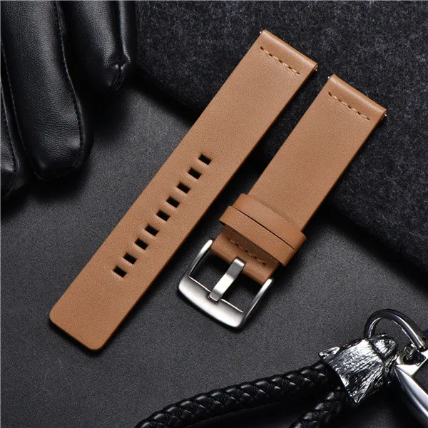 Premium Genuine Leather Quick Release Watch Strap - Sport Smart Watch Band 18mm/20mm/22mm