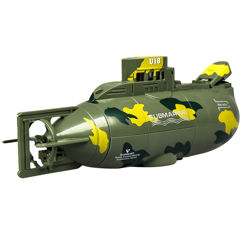 Электрический пульт дистанционного управления гоночный Мини RC Подводная лодка открытый детский подарок образование корабль игрушка скорость лодка моделирование модель Военная
