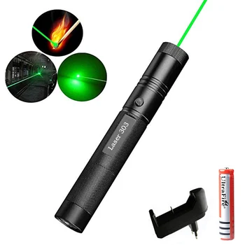 

10Mile Green Laser Pointer Pen Astronomy hight Powerful red purple lazer Cat Toy Adjustable Focus Burning laser Battery+Charger