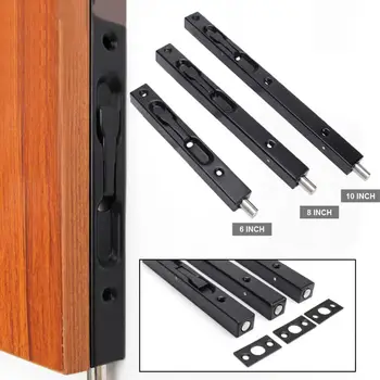 通販 ステンレス鋼カセット隠さラッチドアフラッシュボルト隠さ安全ドアロック用ドア複合木材ドア黒