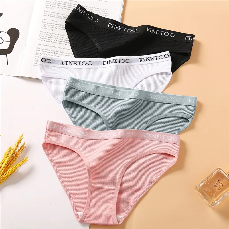 1Pc Cotton Women Panties Big Size M-2XL Briefs Sexy Brand Band Low Waist Underwear Ladies Fashion Panty Girls Intimates Lingerie 1