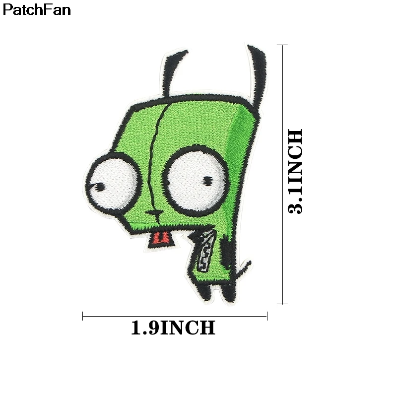 20 шт./лот A2427 захватчик ZIM утюжок на патч одежда Сделай Сам вышитая аппликация для шитья нашивки эмблема на ткани одежда пэчворк
