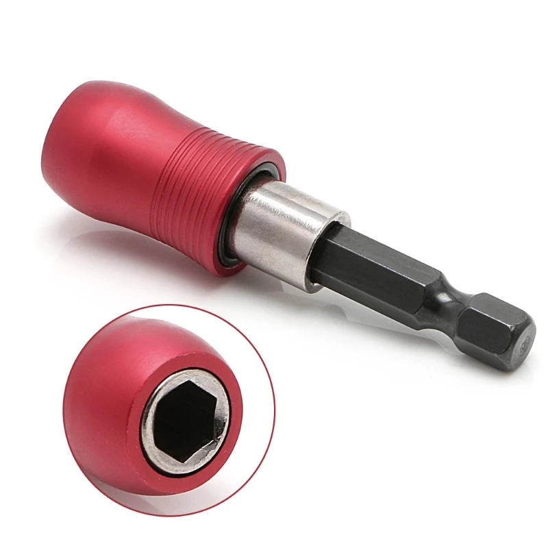 

60mm 1/4 Inch Hex Shank Quick Release Screwdriver Bit Holder Extension Bar