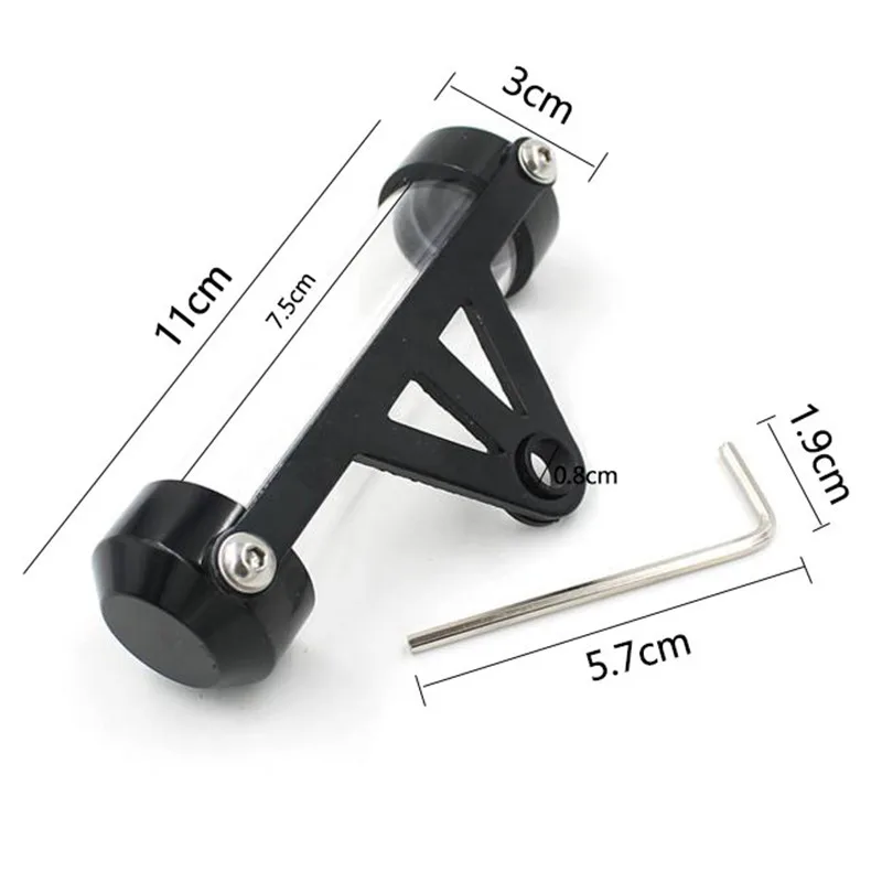 Cylindrical Waterproof Motorcycle Motorbike Scooter Tax Disc Tube Holder Tube Tax Disc Cylindrical Holder Frame