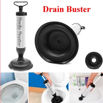 High-Pressure Manual Sink Plunger Opener Bathroom Clog Remover Vacuum Pipe Toilet Air Power Drain Blaster Cleaner Suction Pump
High-Pressure Manual Sink Plunger Opener Bathroom Clog Remover Vacuum Pipe Toilet Air Power Drain Blaster Cleaner Suction Pump