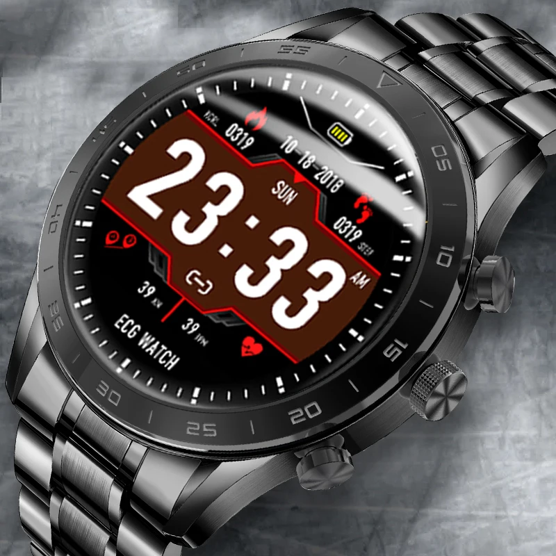 TRENDING! ECG+PPG Heart rate Smartwatch Man Woman Full Screen waterproof Men Smart Watch Dynamic Bluetooth Dial call smartwatch for Men