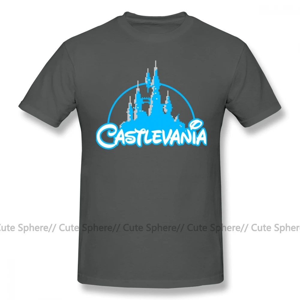 Castlevania футболка Castlevania 4xl Рубашка с короткими рукавами футболка 100 хлопок модный Забавный принт человек футболка - Цвет: Dark Grey