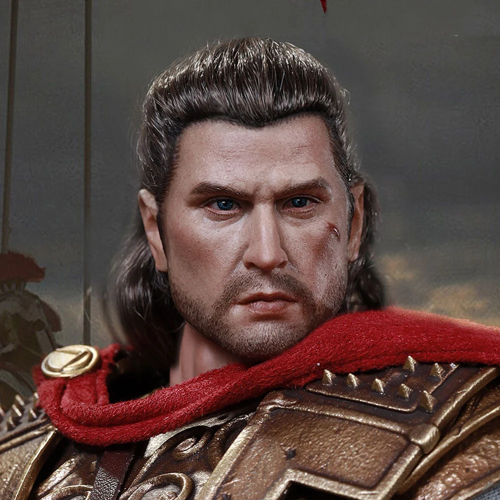 1/6 Male Sculpt Greek Heavy Infantry Hair Planting Head Sculpture HMODEL HH18021 Imperial Legion for 12 inches male action body | Игрушки и