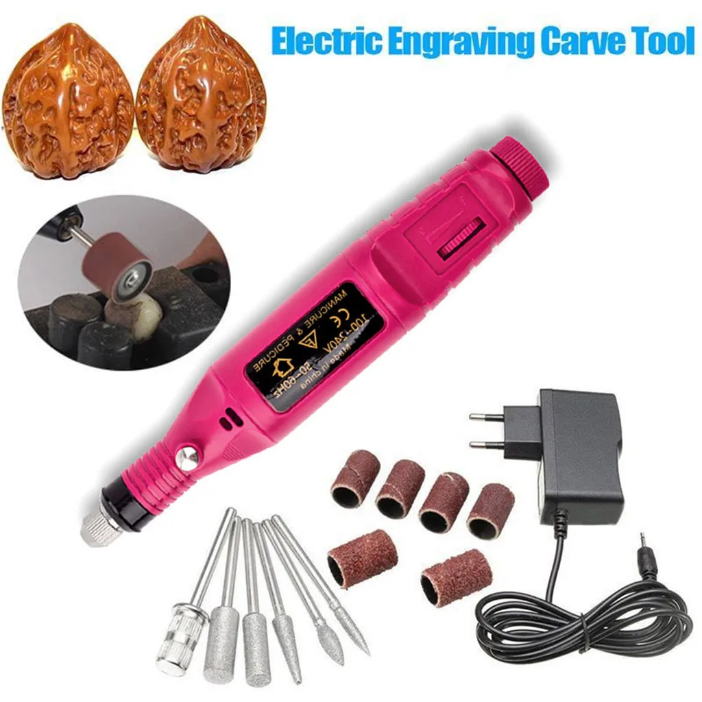 100V 240V Cordless DIY Electric Engraving Pen Milling Polishing Mini Portable Engraving Pen
