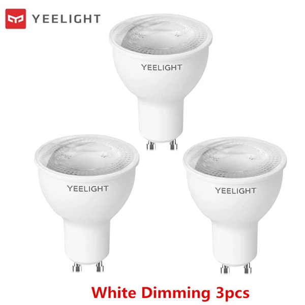 Yeelight GU10 Smart LED Bulb Lamp Colorful / White Dimming Light WIFI Voice Control For Xiami APP mi home Google Assistant AlexaYeelight YLDP004-A GU10 Colorful Smart LED Bulb W1 Game Music Sync APP Voice Control Work xiaomi mi home Yeelight APP Google Assistant Alexa 