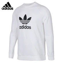 Адидас Neo TREFOIL CREW белые мужские беговые Jas Sport Kleding ветрозащитные подходят