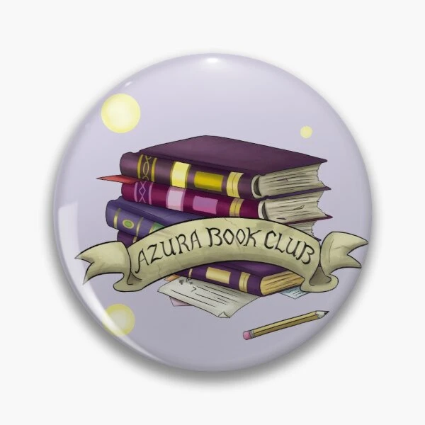 Azura Book Club Pin de botones blandos Metal para mujer, bonito cuello para ropa, Pin de solapa, sombrero, insignia creativa de moda, decoración de broche|Alfileres e insignias| - AliExpress