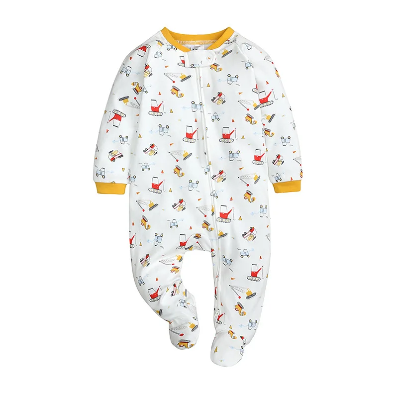 Warm Baby Bodysuits  Newborn clothes baby pajamas zipper baby romper cotton baby boys clothes girls ropa de bebe zip up clothes baby jumpsuit Baby Bodysuits expensive Baby Rompers
