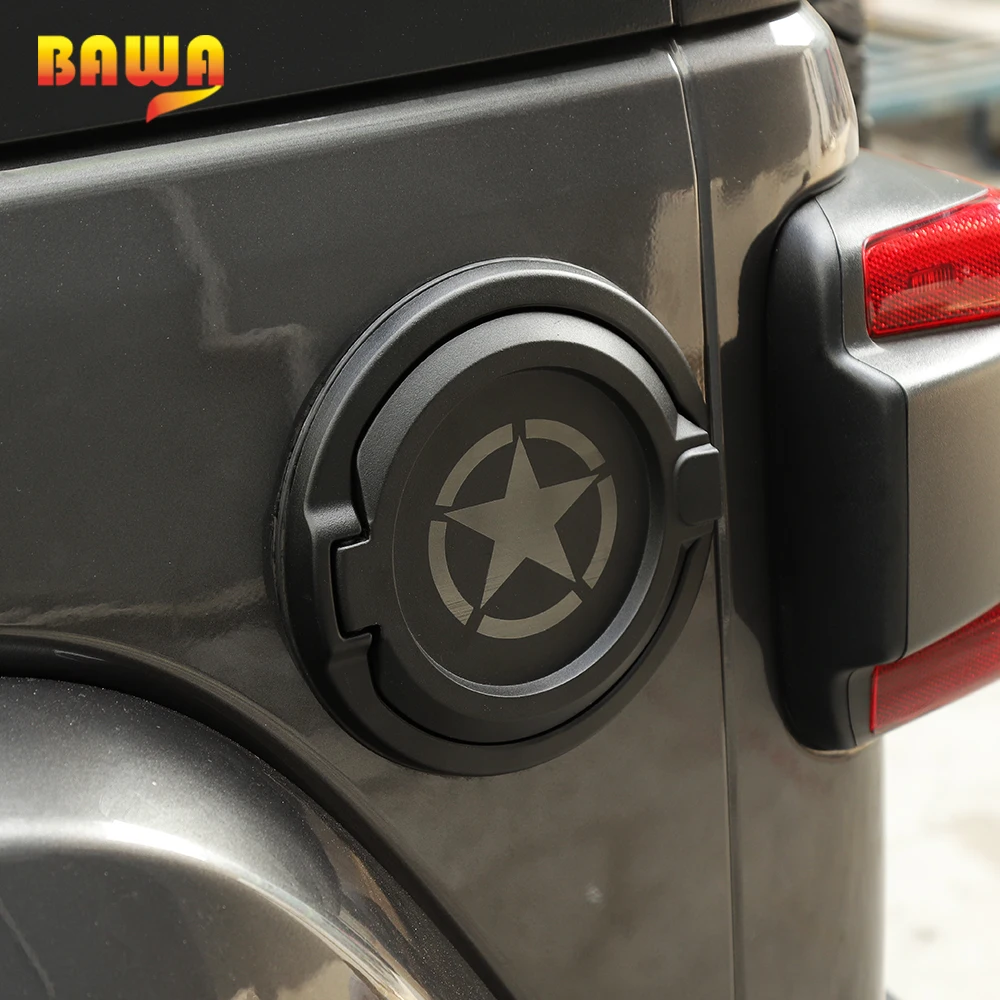 BAWA крышка бака для Jeep Wrangler JL+ ABS Автомобильный газовый топливный бак крышка для Jeep Wrangler JL внешние части