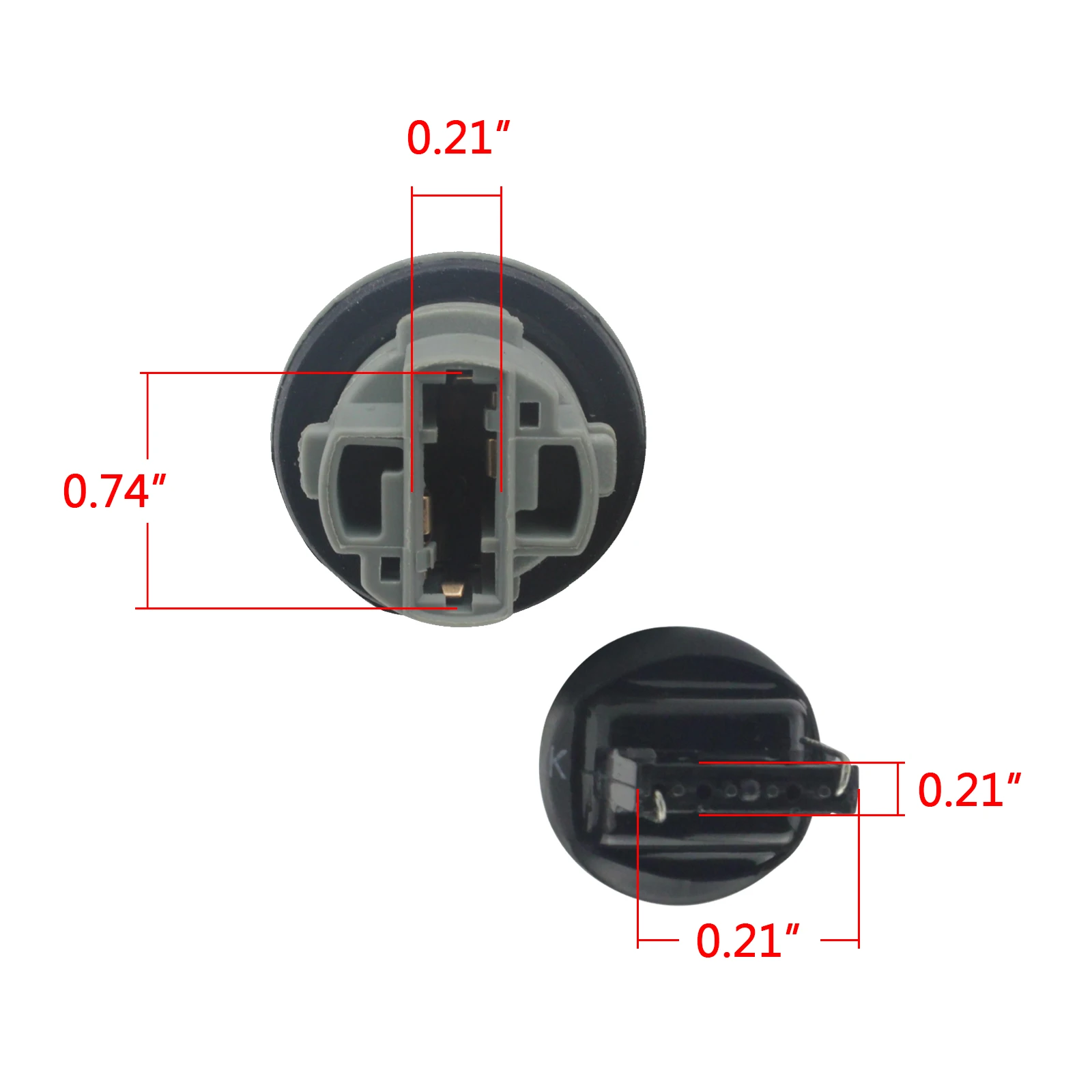 ANGRONG 2x T20 582 7440 W21W LED   輱 ϳ׽ Canbus  ű 