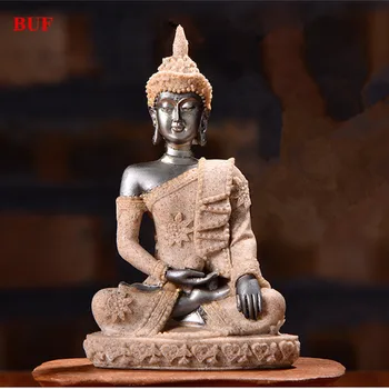

BUF BUDDHISM ADORNMENT STATUE TATHAGATA INDIA YOGA MANDALA BUDDHA SCULPTURES STONE CRAFT AMITABHA GOLDEN BUDDH STATUE SCULPTURES