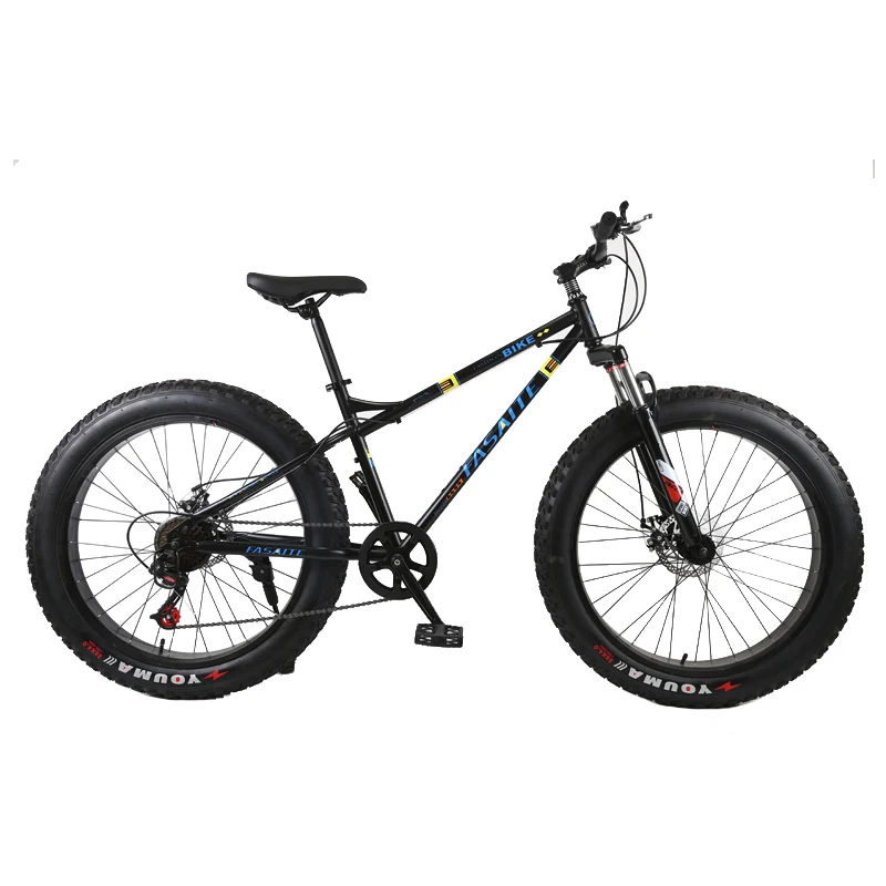 Новый горный велосипед 4 0 fat tire 24/26 дюйма Высокоуглеродистая сталь пляжный