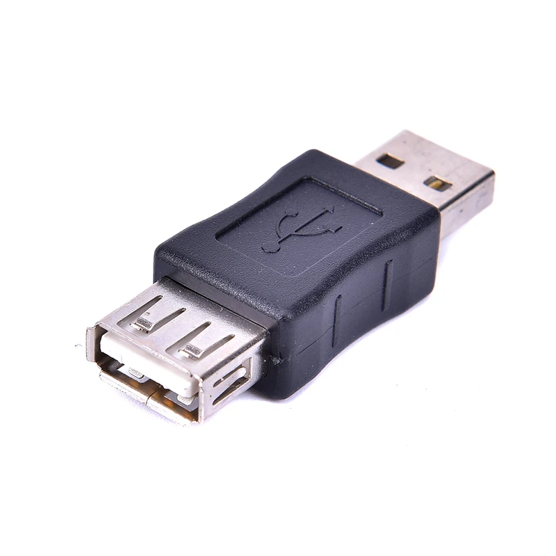 KOQZM 1/2/3 шт. 1USB адаптер конвертер мужской женский разъем адаптера USB гаджеты черного цвета