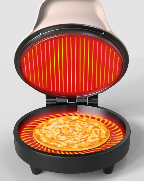 Independent temperature control household double-sided heating small electric baking pan J03