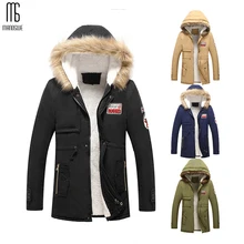 Manoswe новые зимние повседневные куртки мужские пальто флисовая Толстая теплая верхняя одежда с капюшоном ветрозащитная мужская одежда