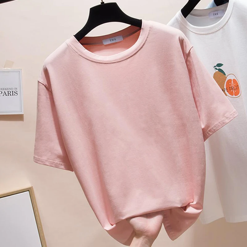 pink Лето, футболка для женщин, новые эксклюзивные женские топы, футболки с покемонами, женские Harajuku футболки с круглым вырезом, розовые кавайные Топы - Цвет: pink