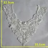 high quality white Embroidered Lace Collar Neckline Venise Applique Embroidery Sewing on Patches Sewing Lace Fabric Accessories ► Photo 2/6