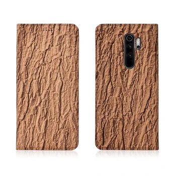 

Luxury Bark Pattern Genuine Leather Magnetic Flip Phone Case For Xiaomi Mi A3/Xiaomi Mi A2/Xiaomi Mi A1 Phone Cover Card Holder