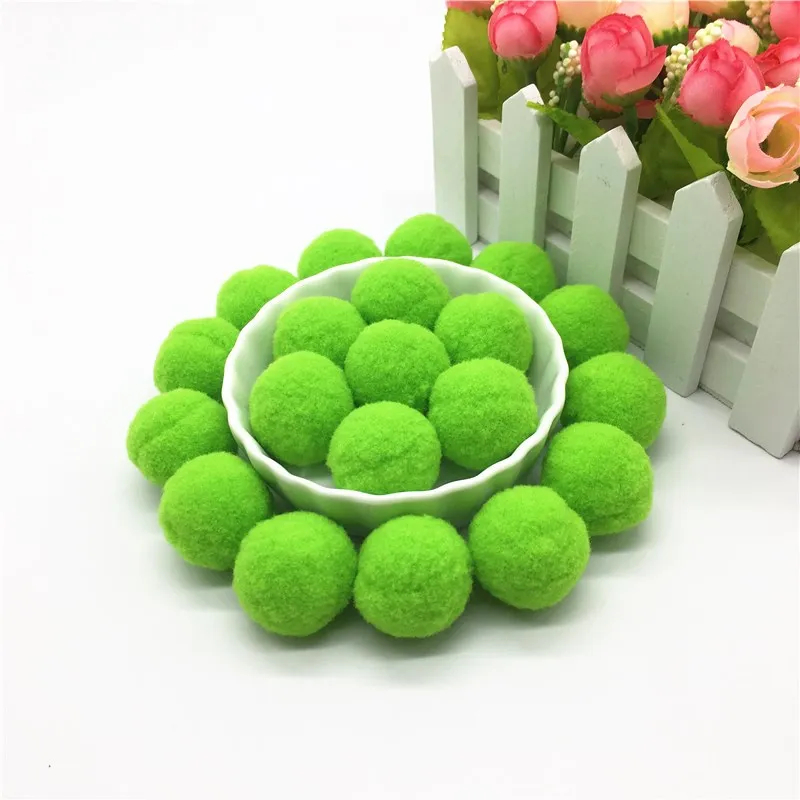 Pompoms 10mm 15mm 20mm 25mm 30mm Soft Pompones Fluffy Plush Crafts DIY Pompon BallsFurball Home Decor Sewing Supplies pom poms craft supplies 30-100pcs