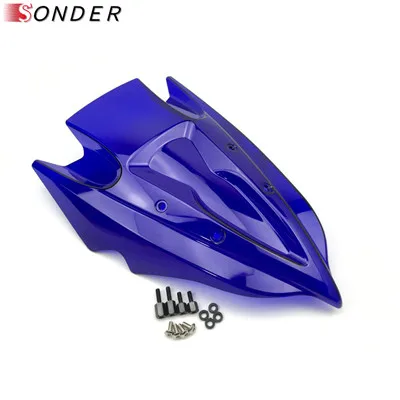 Blue Лобовое стекло для Kawasaki Z250 Z300 Z 250 300 2013 Double Bubble ветровое стекло ветровые дефлекторы мотоцикл - Цвет: Blue