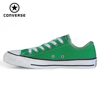 

new 2020 original CONVERSE Chuck Taylor All Star man and women sneakers green color style low Skateboarding Shoes 164939C