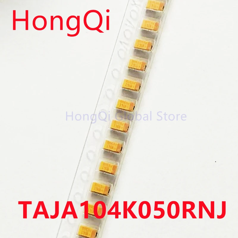 10 шт. TAJA104K050RNJ 104K 0 1 мкФ 50V 10% 1206 Размер A | Электронные компоненты и принадлежности