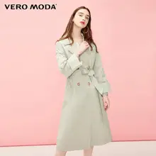 Vero Moda женский длинный лацкан винтажный Тренч | 319121530