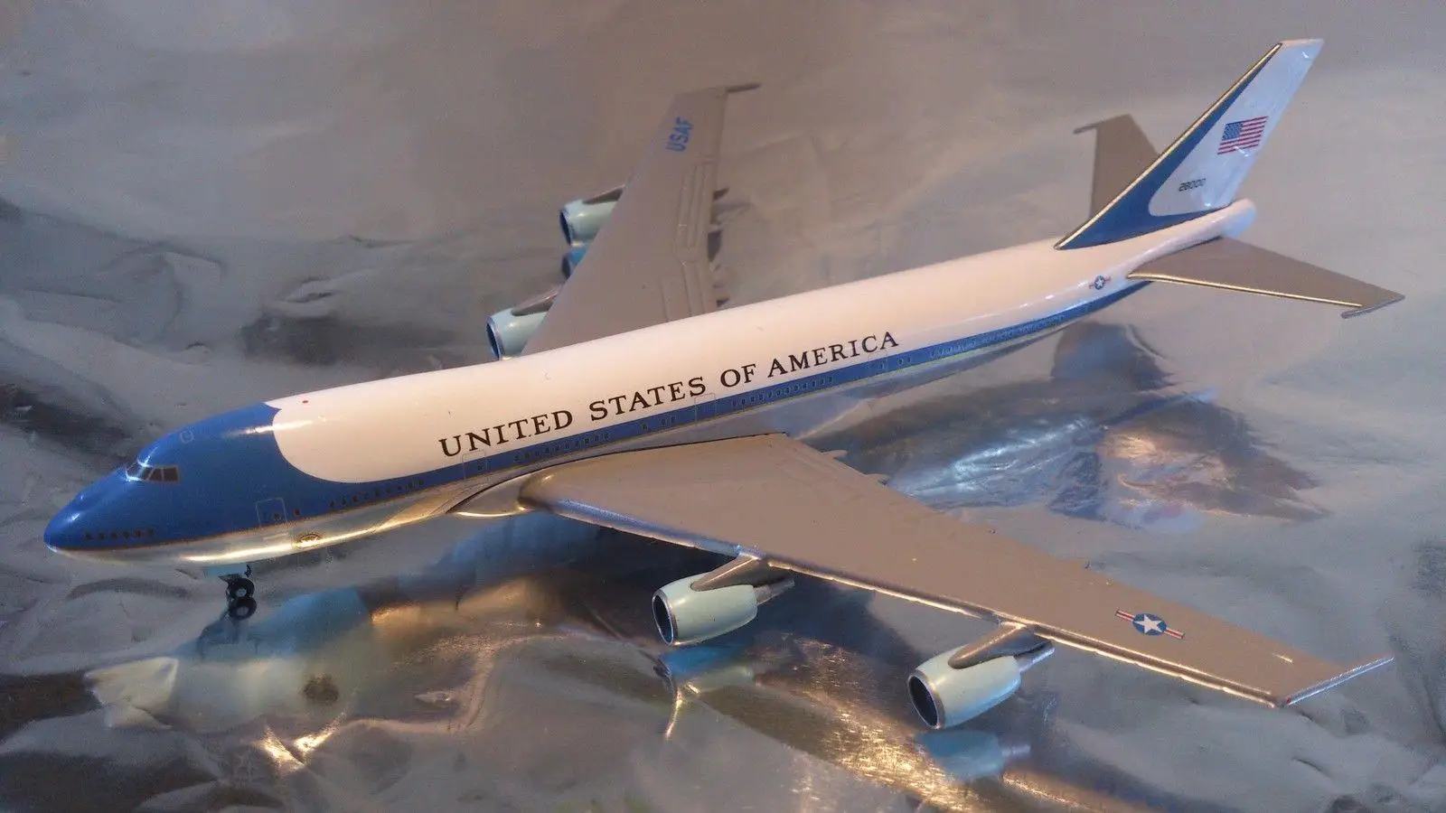 Herpa USAF Boeing 747-200 Air Force One VC-25 502511-002 1/500 литье под давлением модель самолета