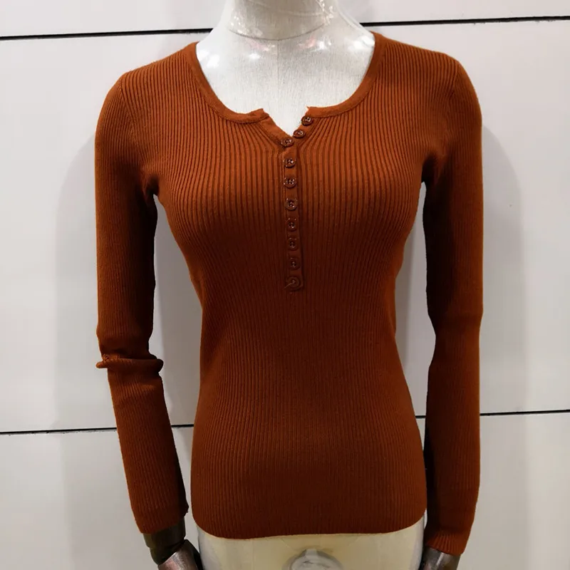 Женские свитера invierno, винтажные пуловеры на осень и зиму, Женский вязаный свитер, повседневный мягкий джемпер, модный тонкий женский эластичный свитер - Цвет: dark brown