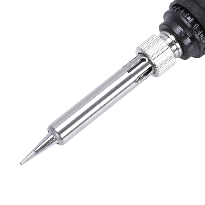 60W Adjustable Temperature Electric Soldering Iron Handle Heat Pencil Tool With Iron Tips Stand For Welding Solder Rework Repair