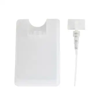 

20ml Card Shape Flat Perfume Spray Refillable Fine Mist Empty Bottle Atomizer 3 Colors Air Freshener Makeup Sample Container