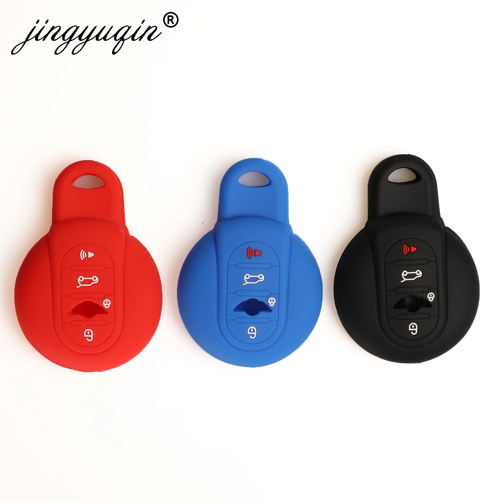Силиконовый чехол для ключей jingyuqin BMW Mini Cooper F56 F55 F54 F60 мягкий резиновый с