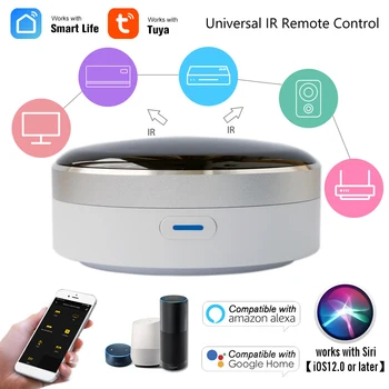 Telecomando IR Intelligente Tuya per Casa Smart, Controllo Remoto a Infrarossi, App Smart Life, Timer, Compatibile con Alexa, Google Home, Siri