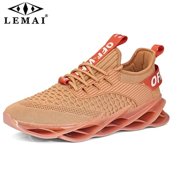 

LEMAI Men's running shoes knife men's shoes new soldier running shoes net red shoes men's running sneakers