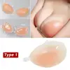 CXZD Invisible Push Up Silicone Bra Strapless Bra Stealth Adhesive Breast Enhancer Nipple Cover ► Photo 3/6