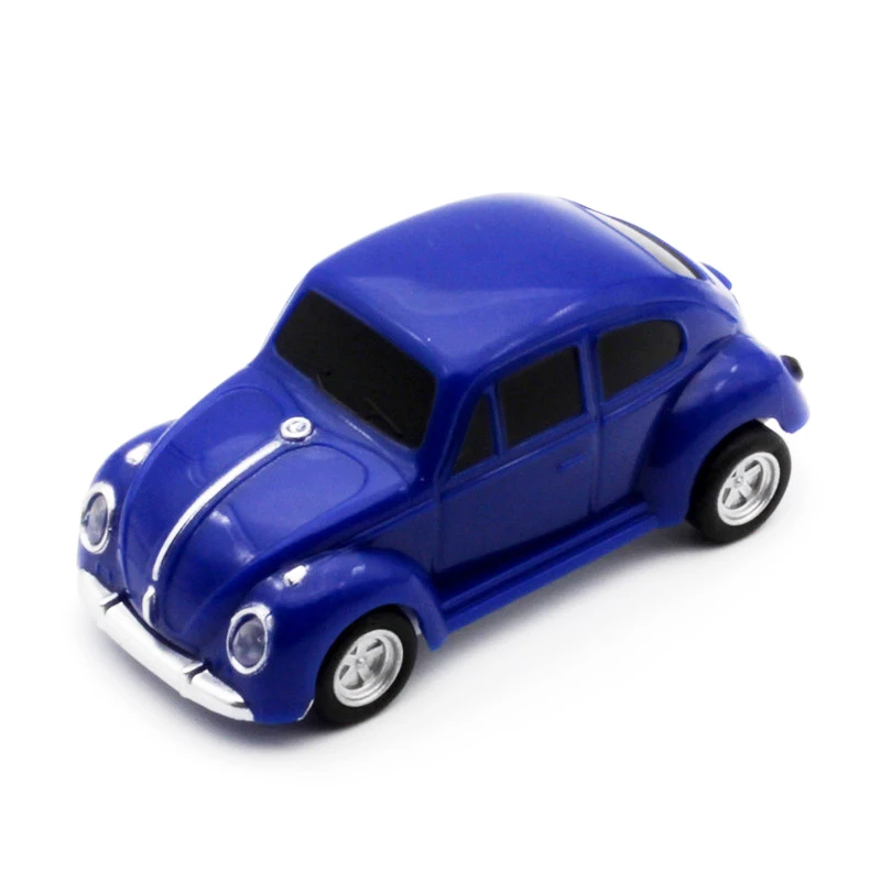 Blue SHANDIAN mini Beetle модель автомобиля Флешка 4 ГБ 8 ГБ 16 ГБ 32 ГБ USB флэш-накопитель карта памяти, Флеш накопитель в подарок U диск - Цвет: Blue