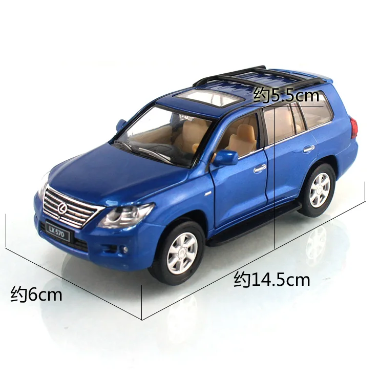 Caipo 1:32 Lexus LX570 Сплав ВОИН модель игрушечной машины автомобиль 88301 отдельная подарочная коробка