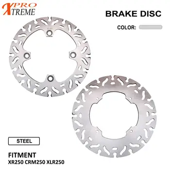 

Motorcycle Front Rear Brake Disc Rotor Set For HONDA XR250 CRM250 XLR250 XR CRM XLR 250 Stainless Steel